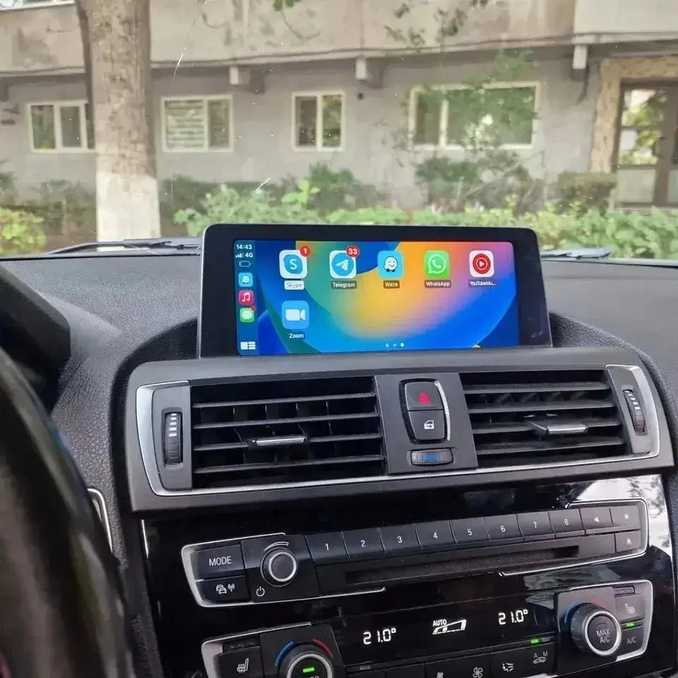 BMW Apple CarPlay Fullscreen Freischaltung inkl. Video-in-Motion (VIM) – NBT EVO im Fahrzeugdisplay.