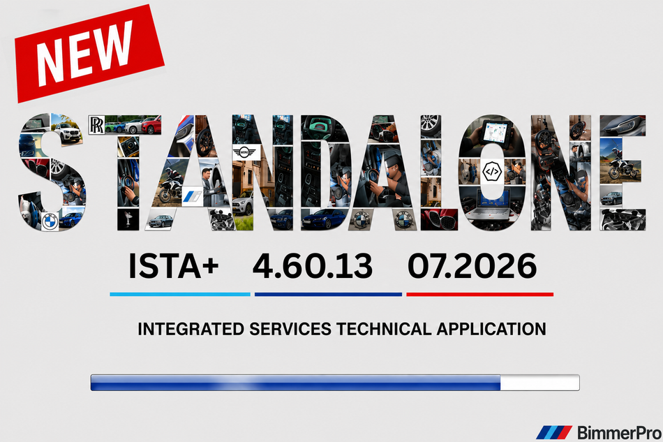 Standalone Diagnose Software 4.60.13 – ISTA+ 2026, integrierte technische Anwendung für Fahrzeuge