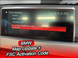 BMW Navigation Karten Update WAY 2026 – Europa FSC Code