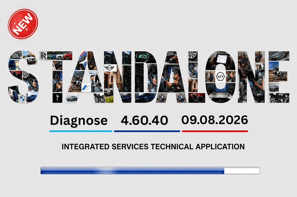 ISTA+ Standalone 4.60.40 BMW Diagnosesoftware für E-, F-, G- und I-Modelle
