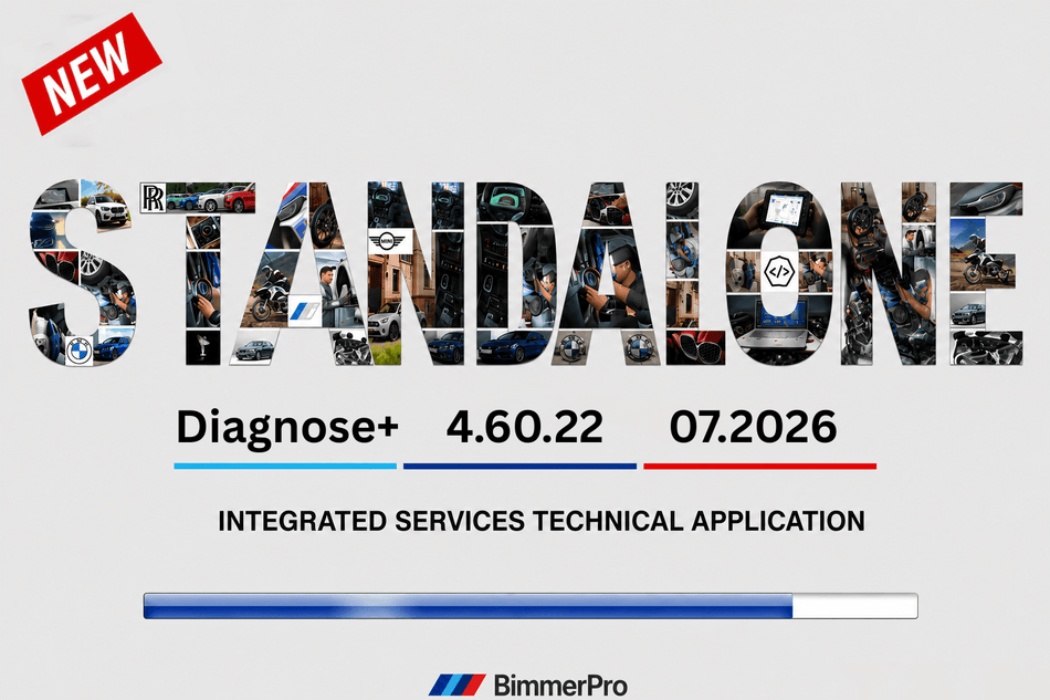 Diagnose Software Standalone - Standalone+ 4.60.22 von DiagToolsPro für BMW E/F/G-Modelle, technische Anwendungen, Neuheit 2026
